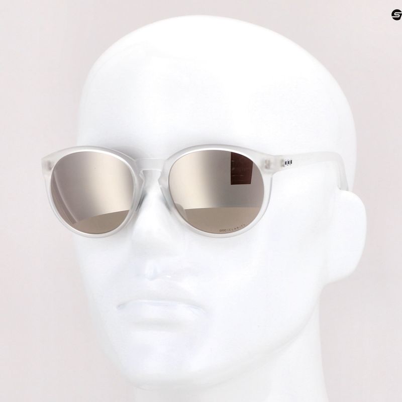 Sonnenbrille POC Know transparant crystal/clarity road silver 12