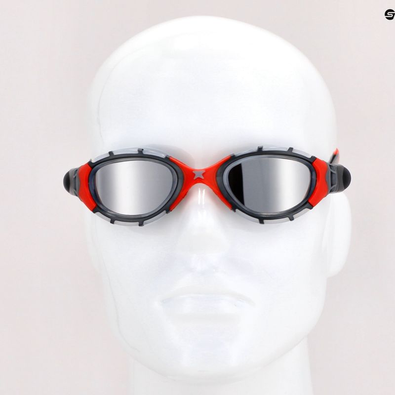 Zoggs Predator Flex Titanium Silber Schwimmbrille 461054 7