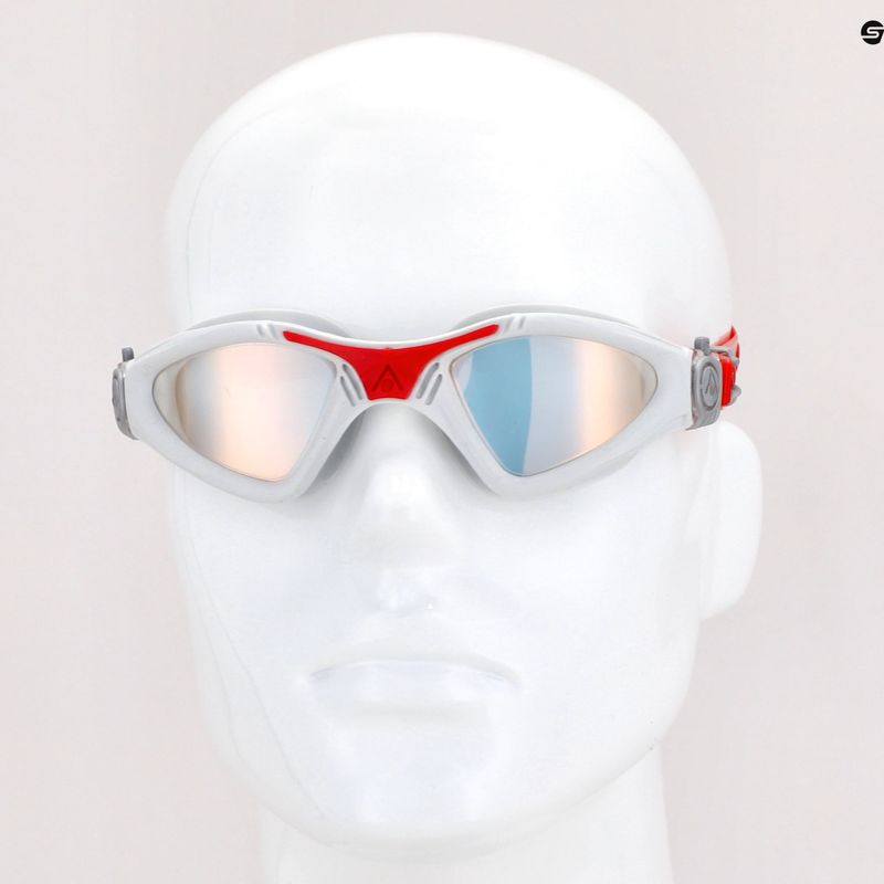 Aqua Sphere Kayenne grau-rot Schwimmbrille EP2961006LMI