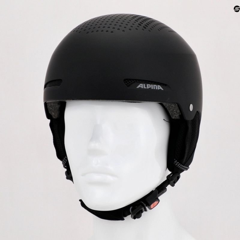 Skihelme für Kinder Alpina Zupo black matte 10