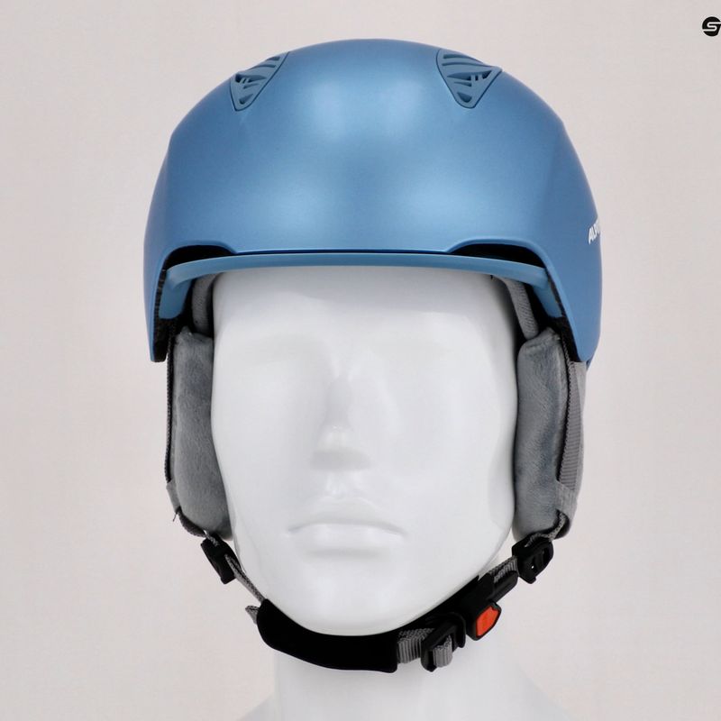 Skihelm Alpina Grand skyblue/white matt 17