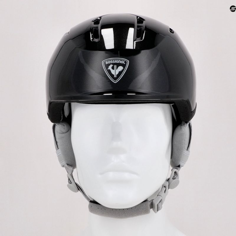 Skihelm Rossignol Fit Impacts black/white 15