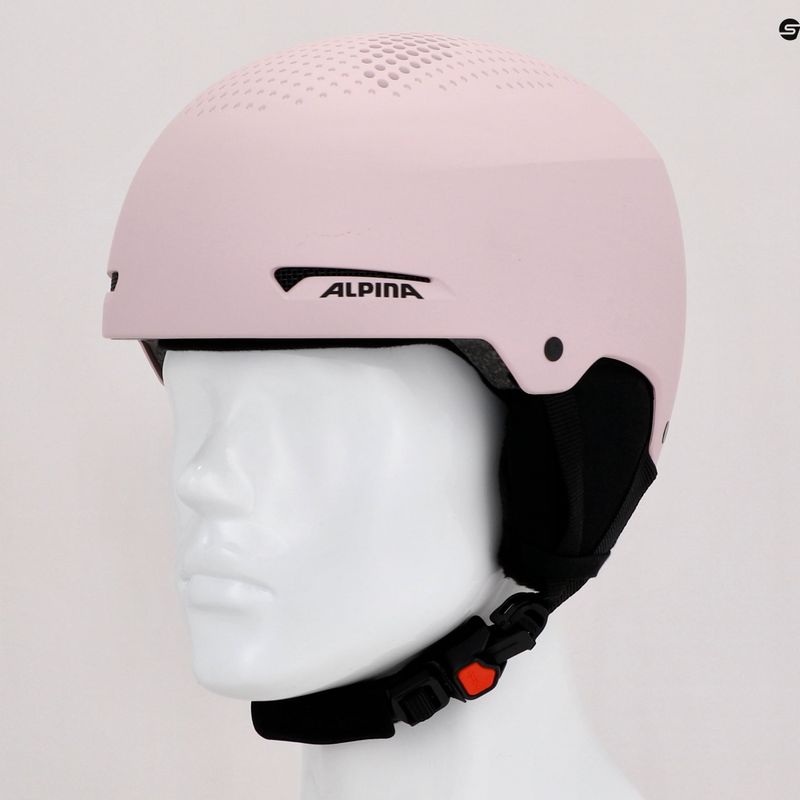 Skihelm Alpina Arber rose matt 10
