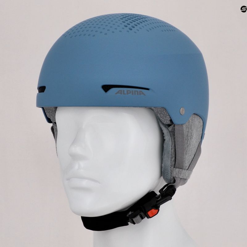 Skihelm Alpina Arber skyblue matt 12