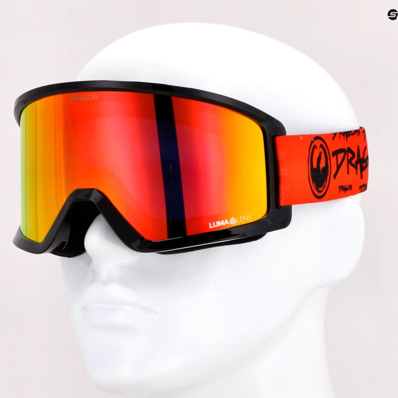 Dragon DX3 OTG Tag Skibrille rot 12