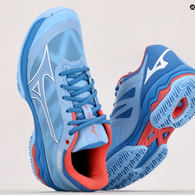 Damen Tennisschuhe Mizuno Wave Exceed Light CC blau 61GC222121 19