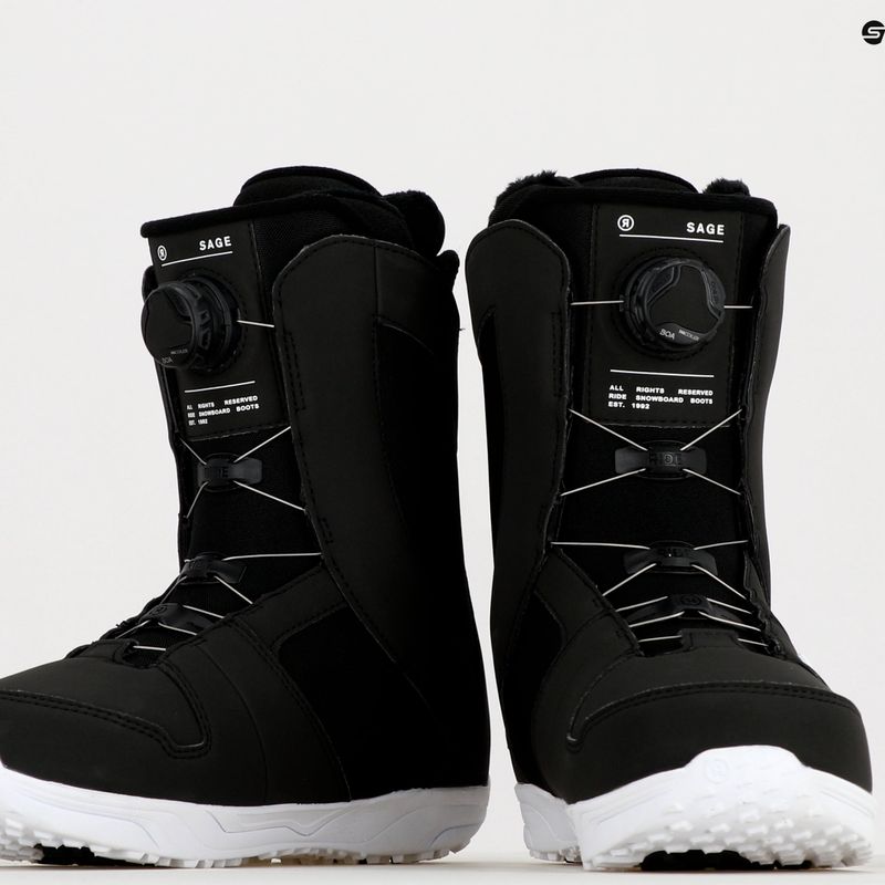 Snowboardboots Damen RIDE SAGE schwarz 12E2017.1.1 12