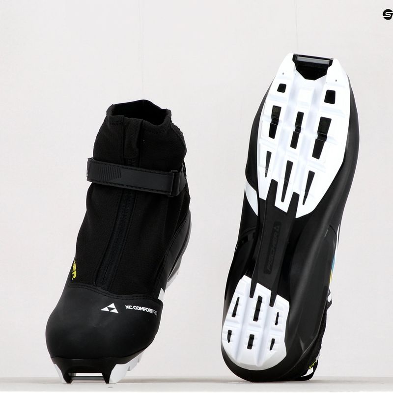 Langlauf-Skischuhe Fischer XC Comfort Pro schwarz-gelb S292 17