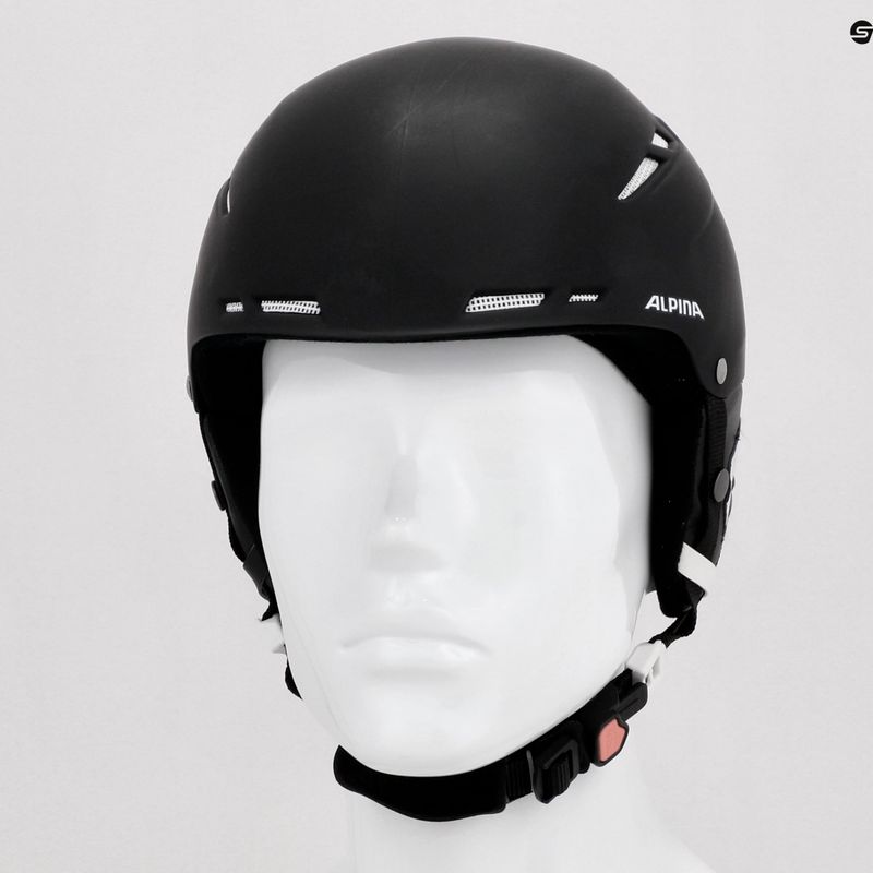 Skihelm Alpina Biom black matte 9