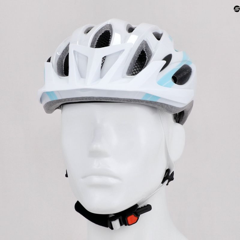 Fahrradhelm Alpina MTB 17 white/light blue 9