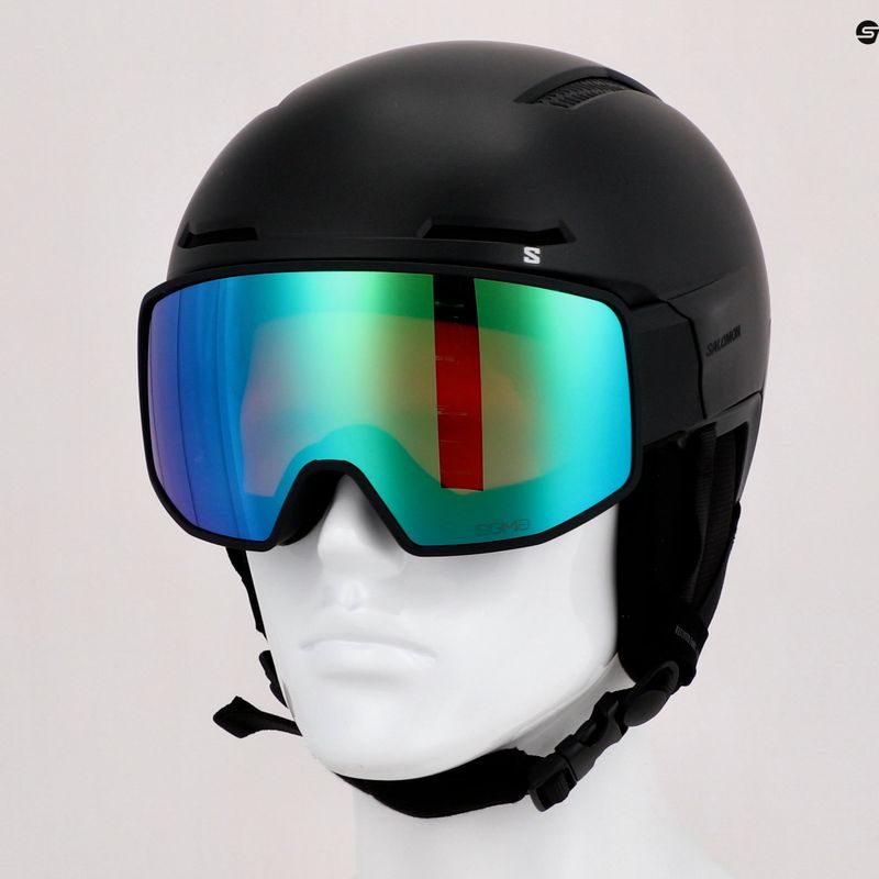 Skihelm Salomon Driver Pro Sigma S2 schwarz L47117 17