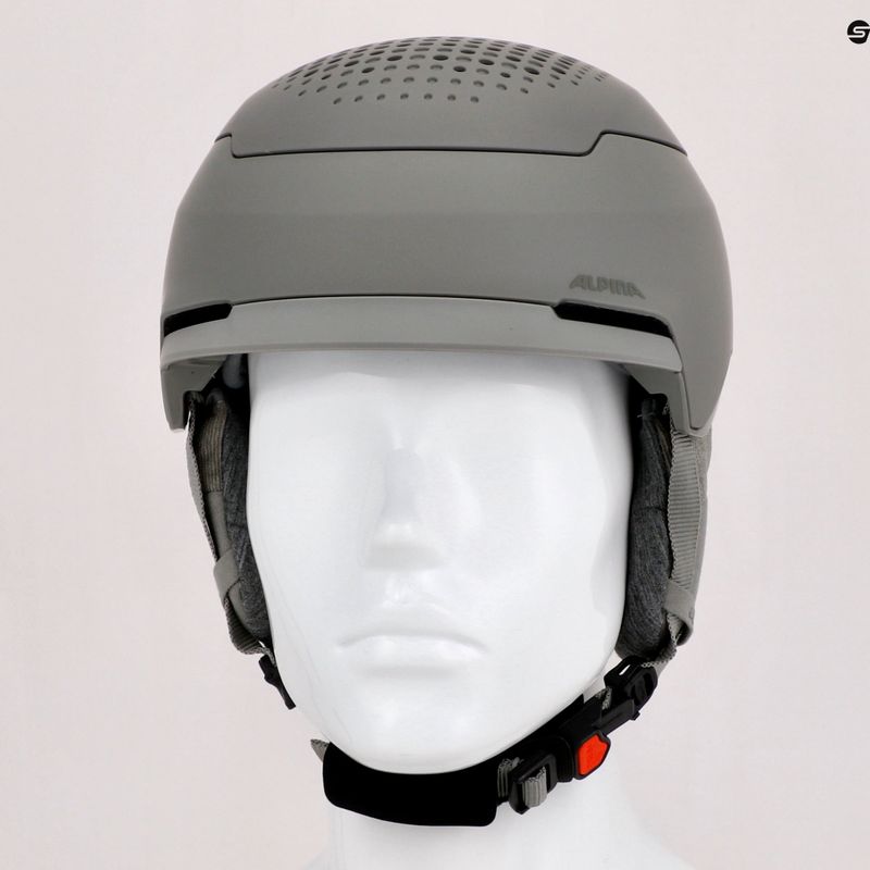 Skihelm Alpina Gems moon/grey matt 15