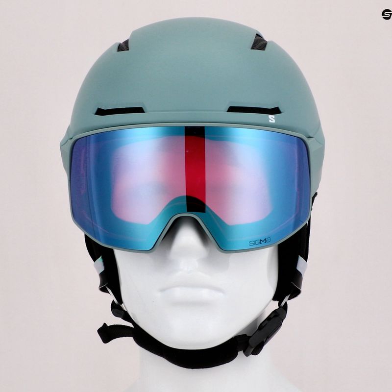 Skihelm Salomon Driver Prime Sigma Plus+el S1/S2 grau L47112 15