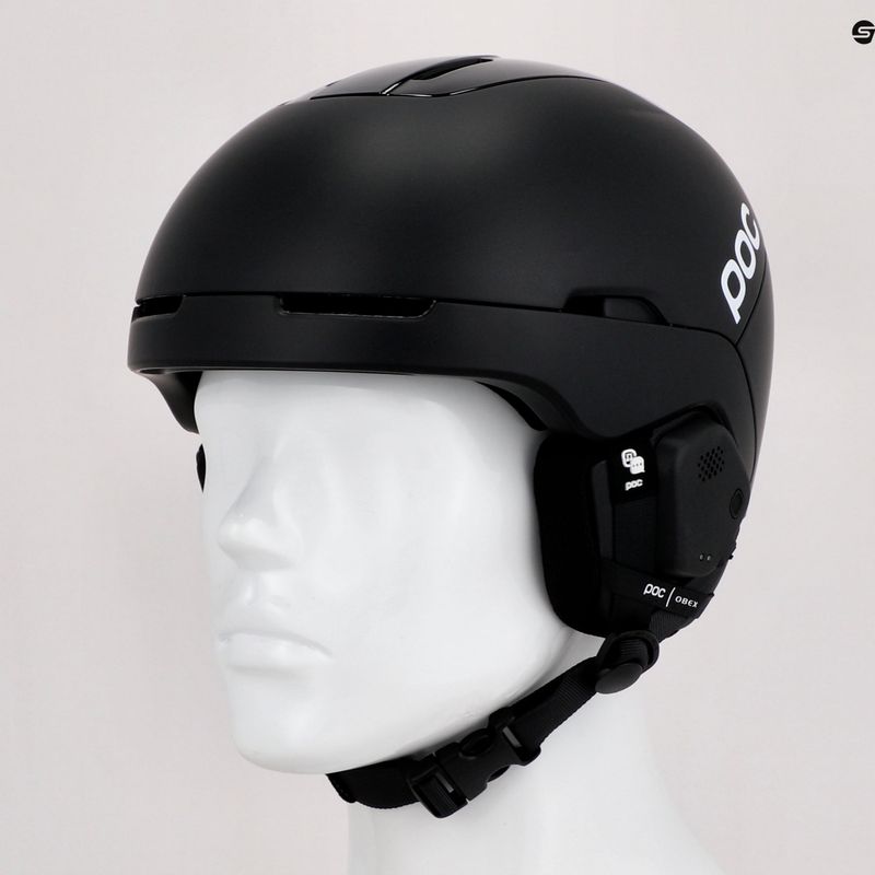 Skihelm POC Obex MIPS Communication uranium black matt 13