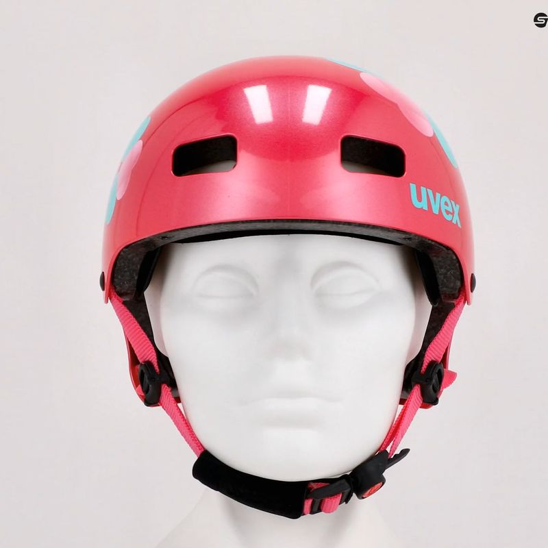 Kinderfahrradhelm UVEX Kid 3 Rosa S4148193315 8