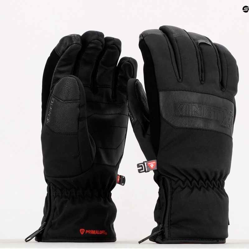Men's KinetiXx Blake Ski Alpin Handschuhe Schwarz GTX 7019-260-01 7