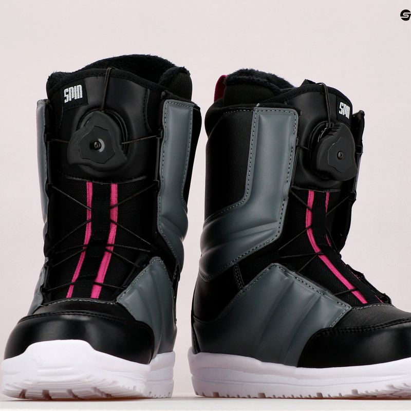 Snowboardboots Damen Northwave Helix Spin schwarz-grau 722141 14