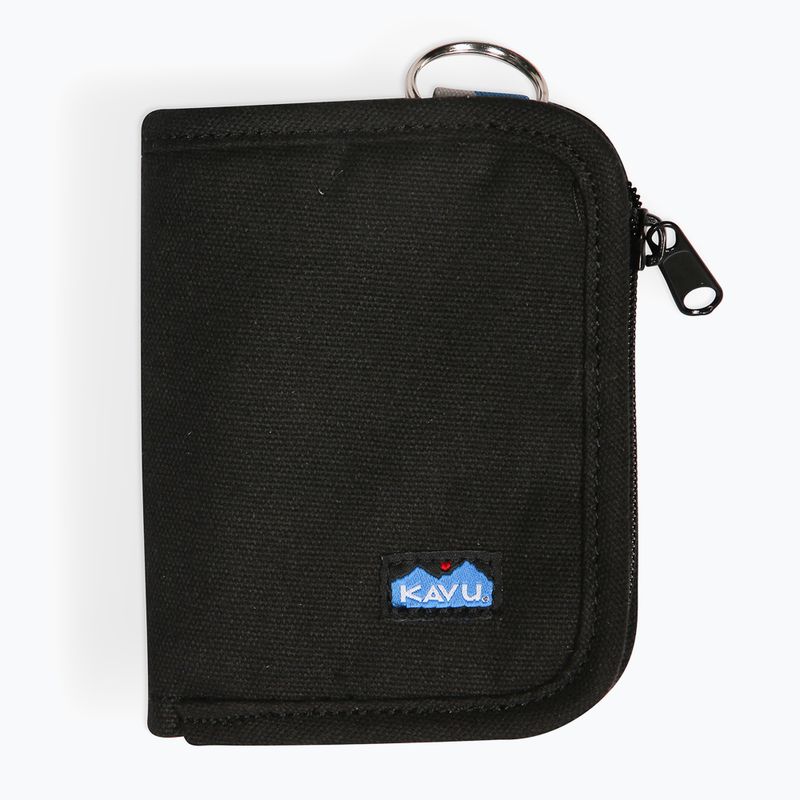 KAVU Zippy schwarzes Portemonnaie