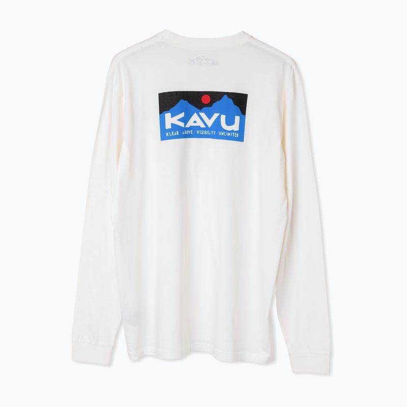 Longsleeve Herren KAVU Etch Art. off white 2
