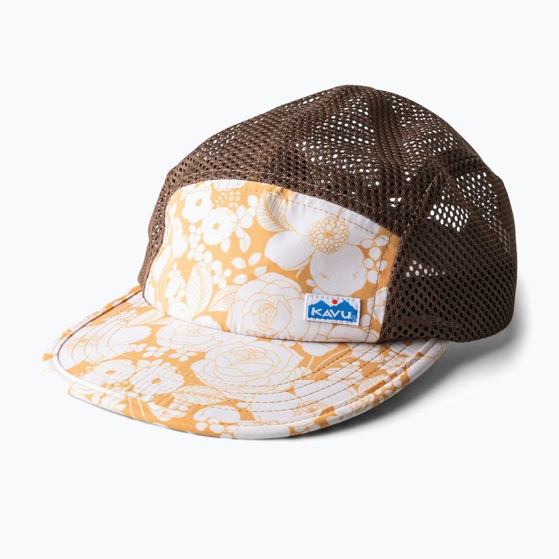KAVU Drift Creek Baseballkappe Gold Blüte