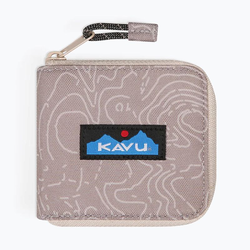 KAVU Zip Around Geldbörse taupe topo