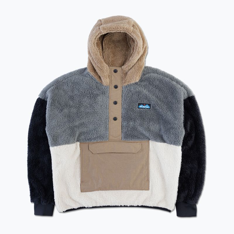 Damen-Fleecepullover KAVU Moon Ridge Shadow Block 3