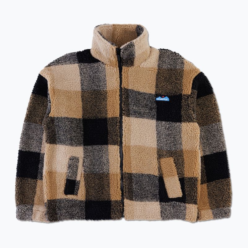 Damen Fleecejacke KAVU Loven hilltop plaid 5