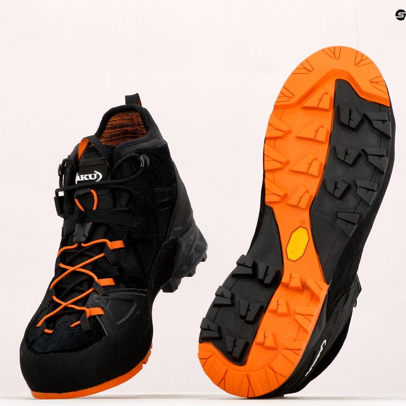 Trekkingschuhe Herren AKU Rock Dfs Mid GTX schwarz-orange 718-18 14