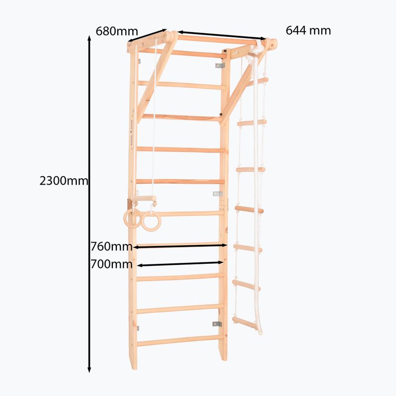 RINAGYM Sport 2 Gymnastikleiter 6
