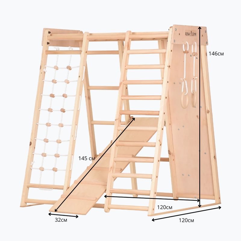 RINAGYM Kids 3 Gymnastikrahmen aus Holz 12