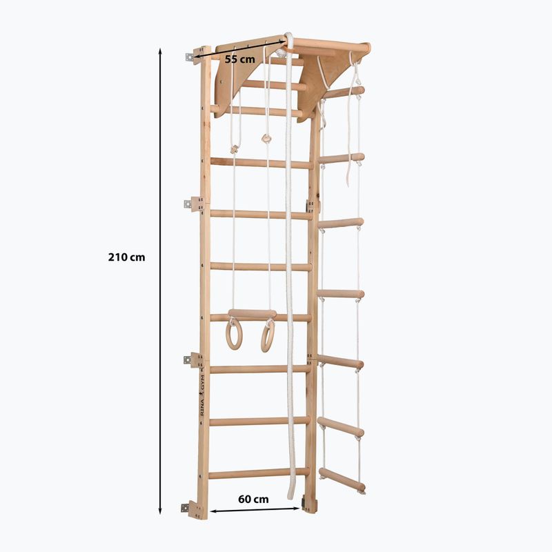 RINAGYM Eco-Pine Gymnastikleiter 6