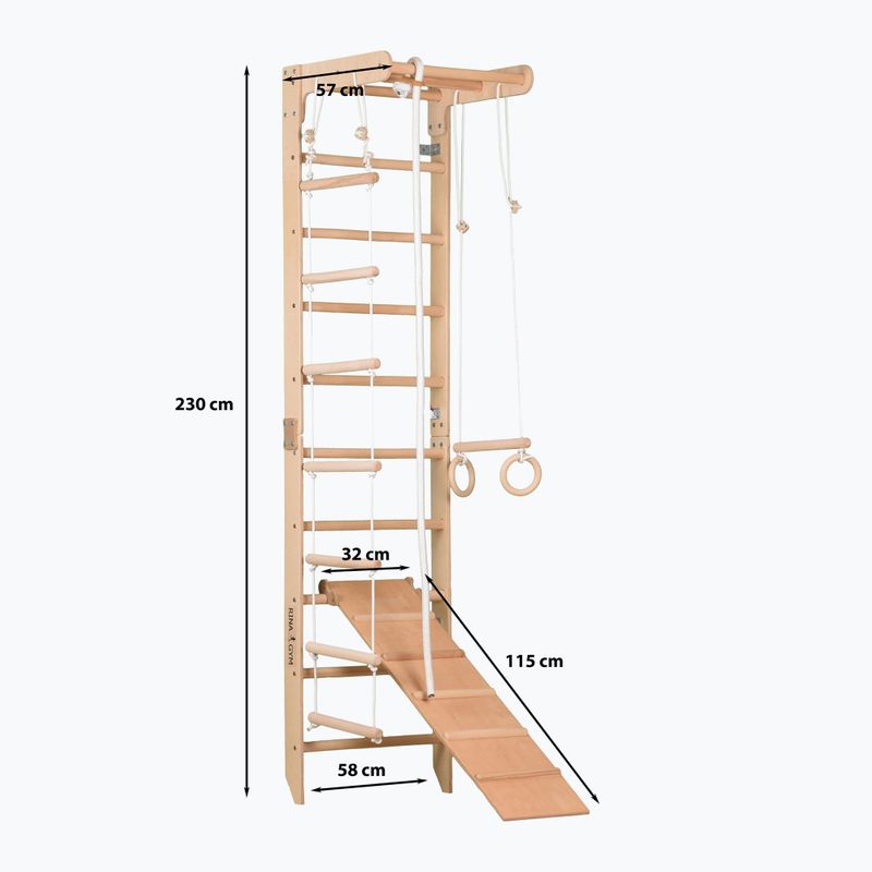 RINAGYM SPR B+SLIDE Gymnastikleiter 10