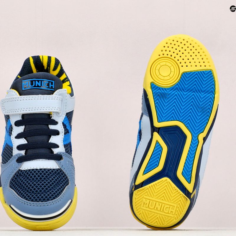 Kinder Fußballschuhe MUNICH One Kid Vco grau 12