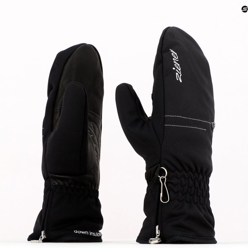 Damen Snowboardhandschuh ZIENER Kyleena As Mitten schwarz 801182.12
