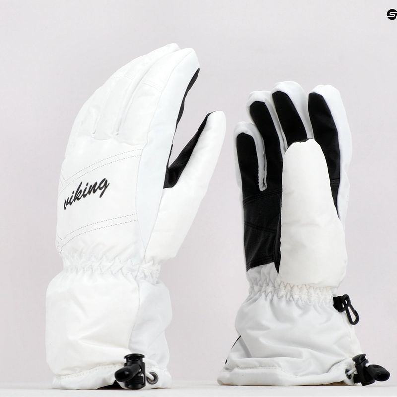 Damen-Skihandschuhe Viking Strix Ski weiß 112/18/6280/01 9