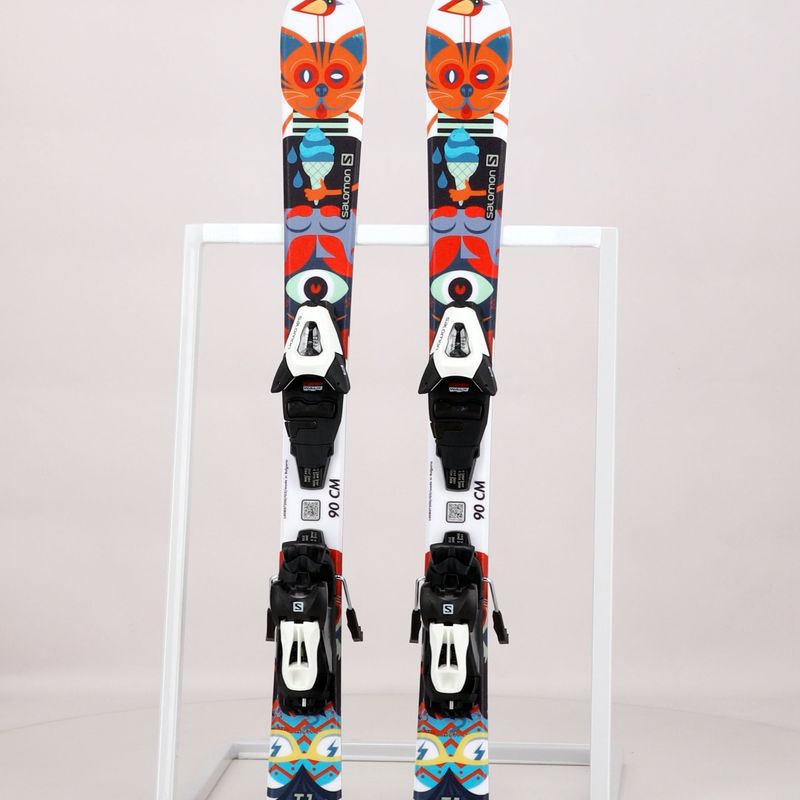 Ski Kinder Salomon T1 XS + C5 bunt L48911 15