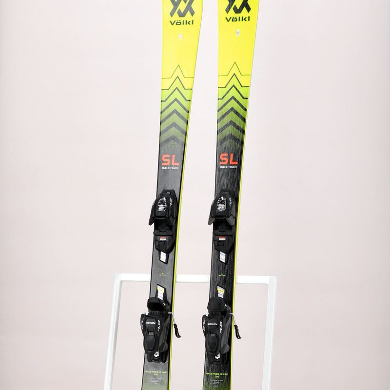 Ski Kinder Völkl Racetiger JR Pro+7. VMotion JR gelb-schwarz 122467/6262T1.VA 12