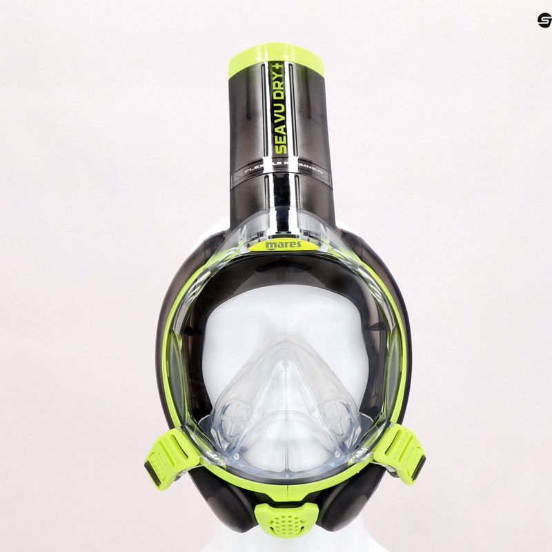 Tauchmaske Mares Sea VU Dry + schwarz-grün 41126 6