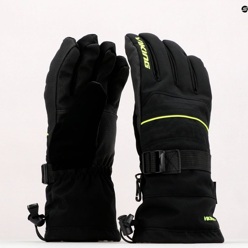 Skihandschuhe Herren Viking Bormio schwarz-gelb 11/2/498 9