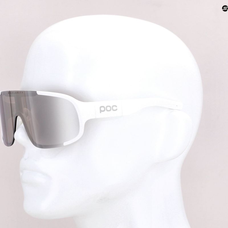 Fahrradbrille POC Aspire hydrogen white/clarity road silver 11