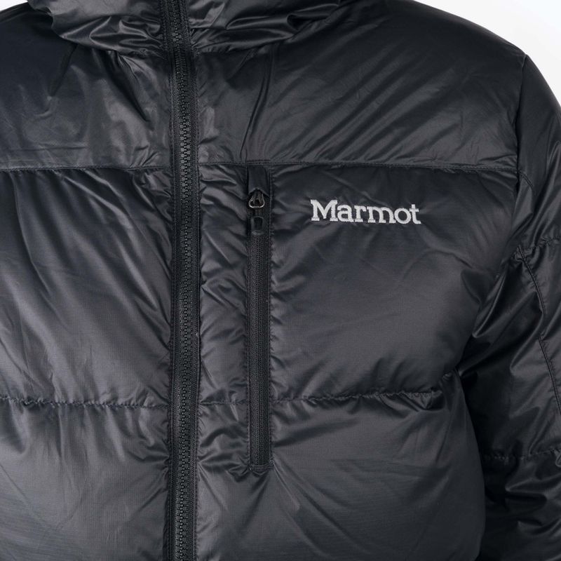 Herren Marmot Guides Down Hoody Jacke schwarz 73060 3