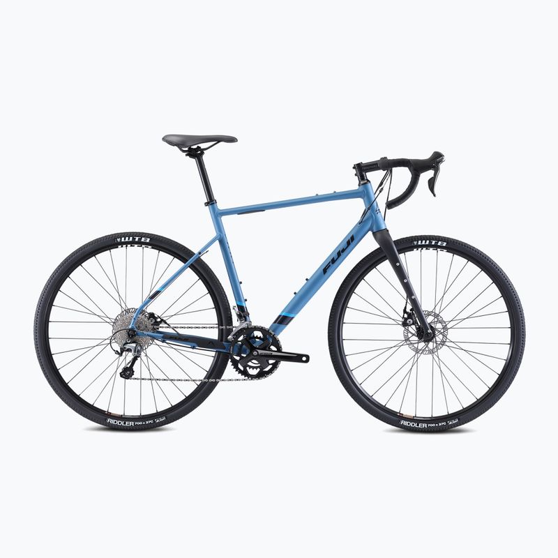 Fuji Jari 2.1 matt denim blau Schotter Fahrrad 6