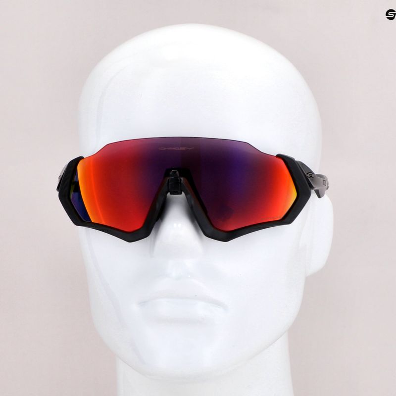Oakley Flug Jacke Radfahren Brille schwarz und lila 0OO9401 7