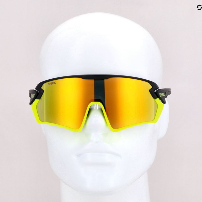 UVEX Sportstyle 231 Fahrradbrille schwarz-grün S5320652616 7