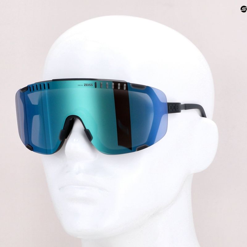 Fahrradbrille POC Devour uranium black/grey/deep green mirror 7