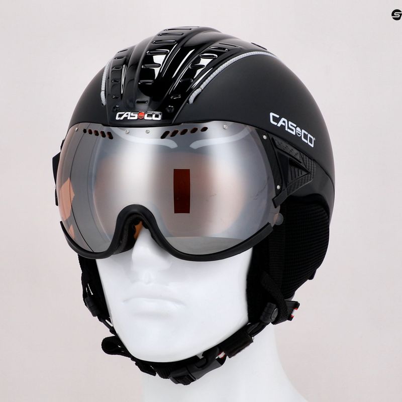 CASCO Skihelm SP-2 Carbonic Visor schwarz 07.3732 11