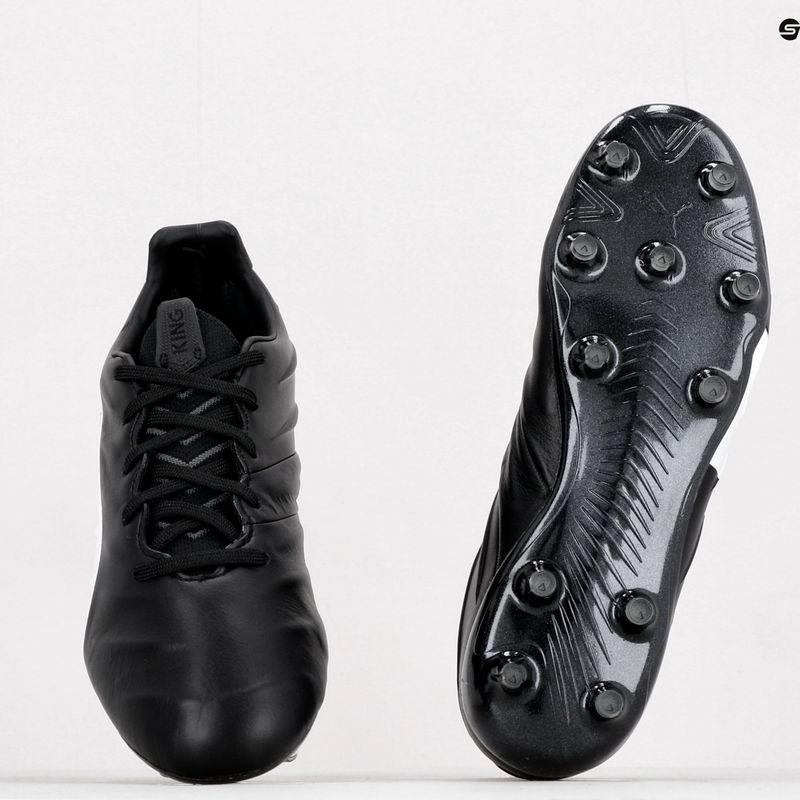 PUMA King Platinum 21 FG/AG Herren Fußballschuhe schwarz/weiß 106478 01 10