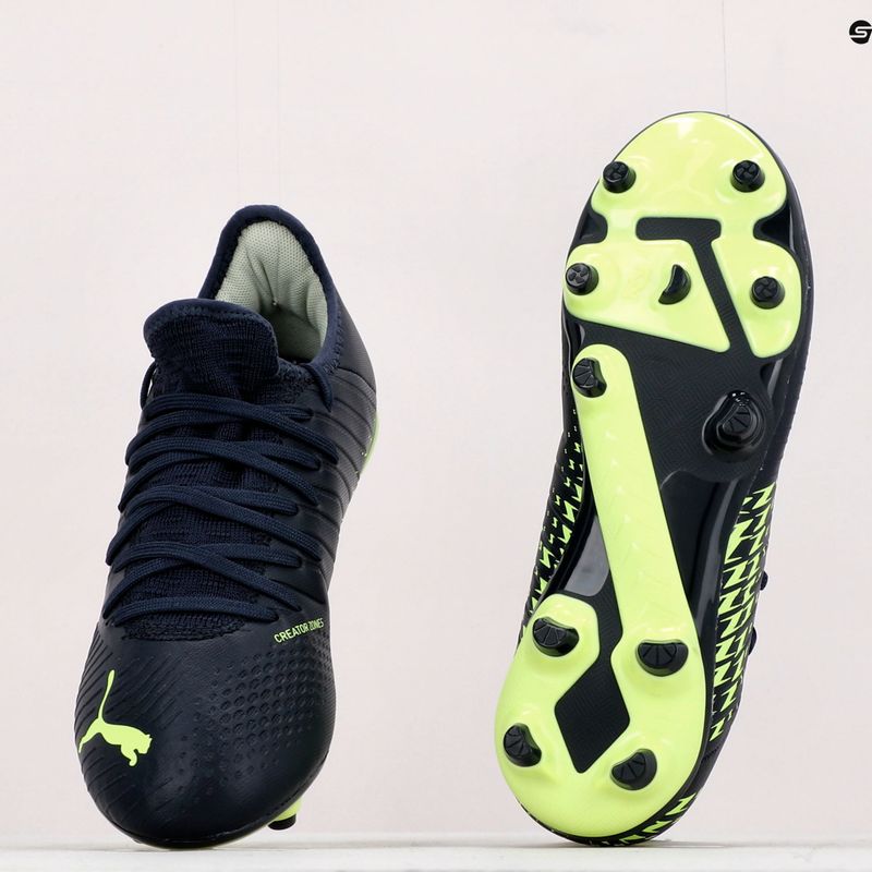 PUMA Future Z 4.4 FG/AG Jr Kinder Fußballschuhe schwarz-grün 107014 01 9