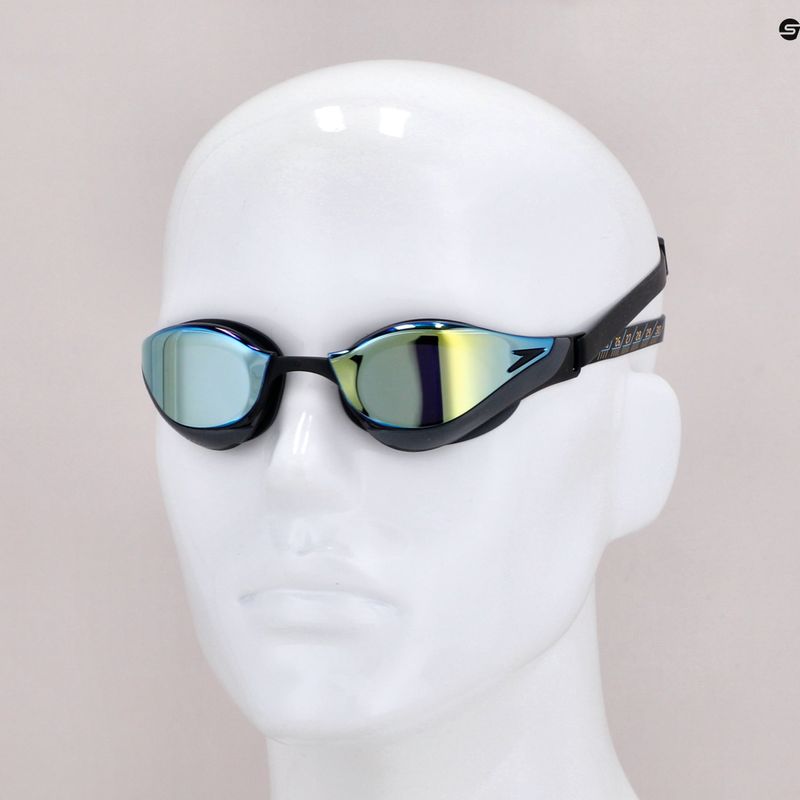 Schwimmbrille Speedo Fastskin Pure Focus Mirror schwarz 68-11778D444 11