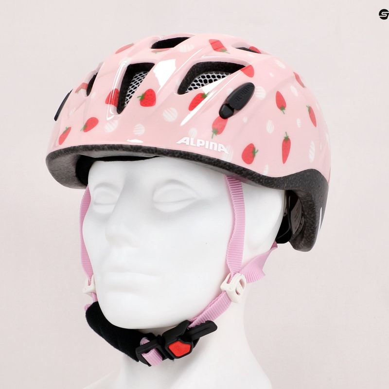 Fahrradhelm für Kinder Alpina Ximo strawberry rose gloss 11